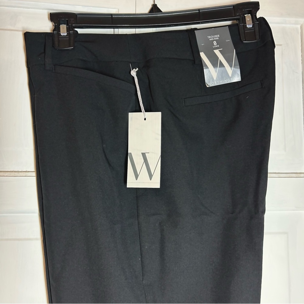 Worthington Black Trouser Pants Long